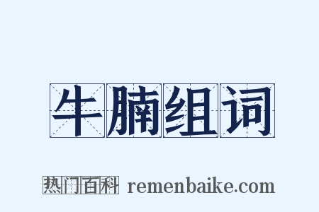 牛腩组词是什么意思的图片
